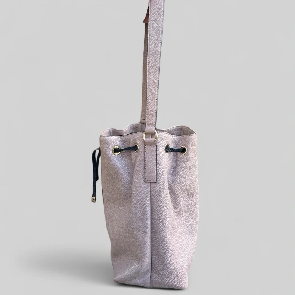Kate Spade Bennett Street Seren Leather Bucket Bag Rosewater/Black - Picture 5 of 9